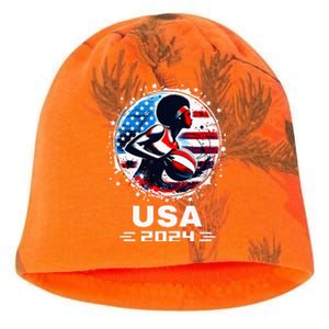 Basketball Team 2024 Basketball 2024 Usa Team 2024 Kati - Camo Knit Beanie