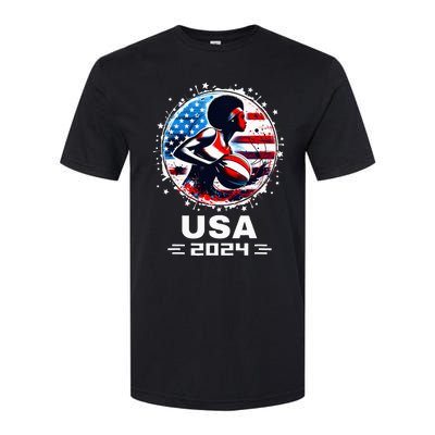 Basketball Team 2024 Basketball 2024 Usa Team 2024 Softstyle CVC T-Shirt