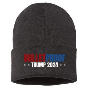 Bulletproof Trump 2024 Sustainable Knit Beanie