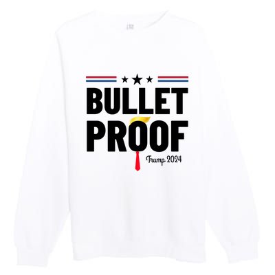 Bulletproof Trump 2024 Premium Crewneck Sweatshirt