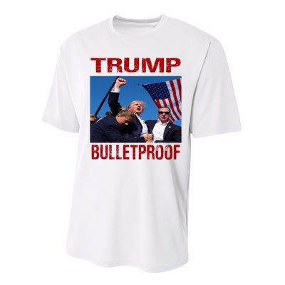 Bulletproof Trump 2024 Performance Sprint T-Shirt