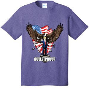 Bulletproof Trump 2024 Trump 2024 Merica Election Usa Flag T-Shirt