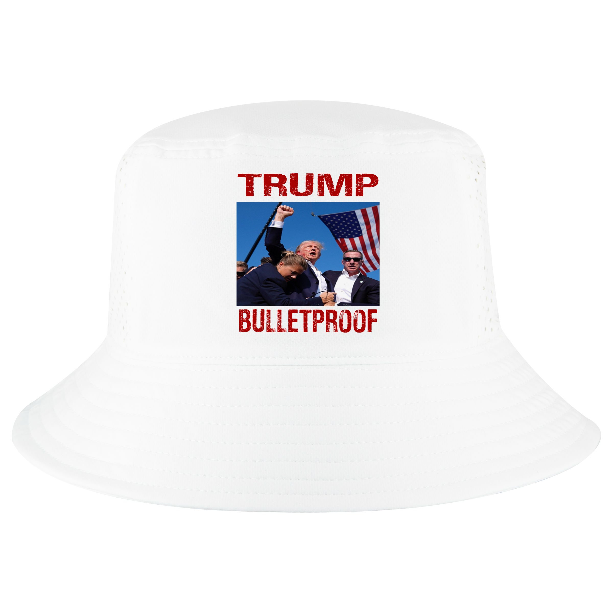 Bulletproof Trump 2024 Take America Back Pennsylvania Rally Cool Comfort Performance Bucket Hat