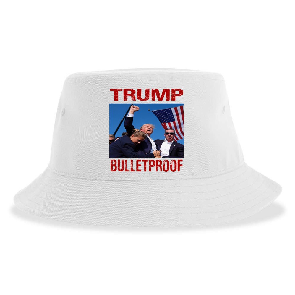 Bulletproof Trump 2024 Take America Back Pennsylvania Rally Sustainable Bucket Hat