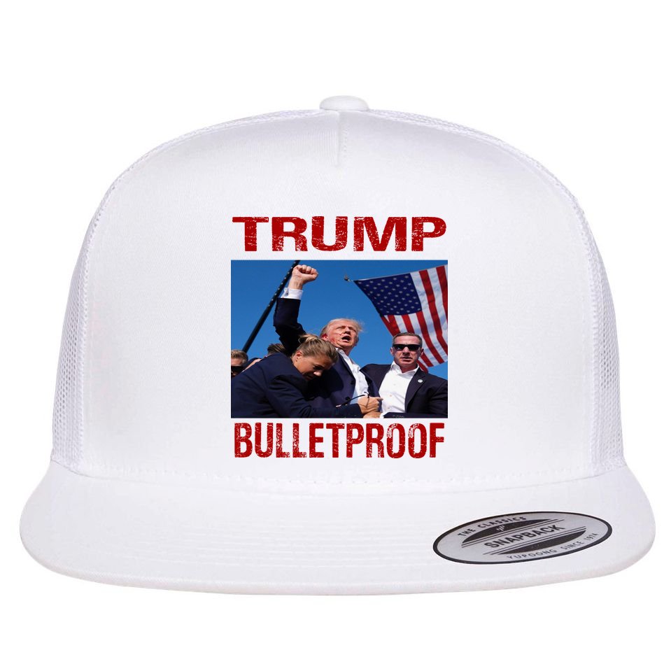 Bulletproof Trump 2024 Take America Back Pennsylvania Rally Flat Bill Trucker Hat