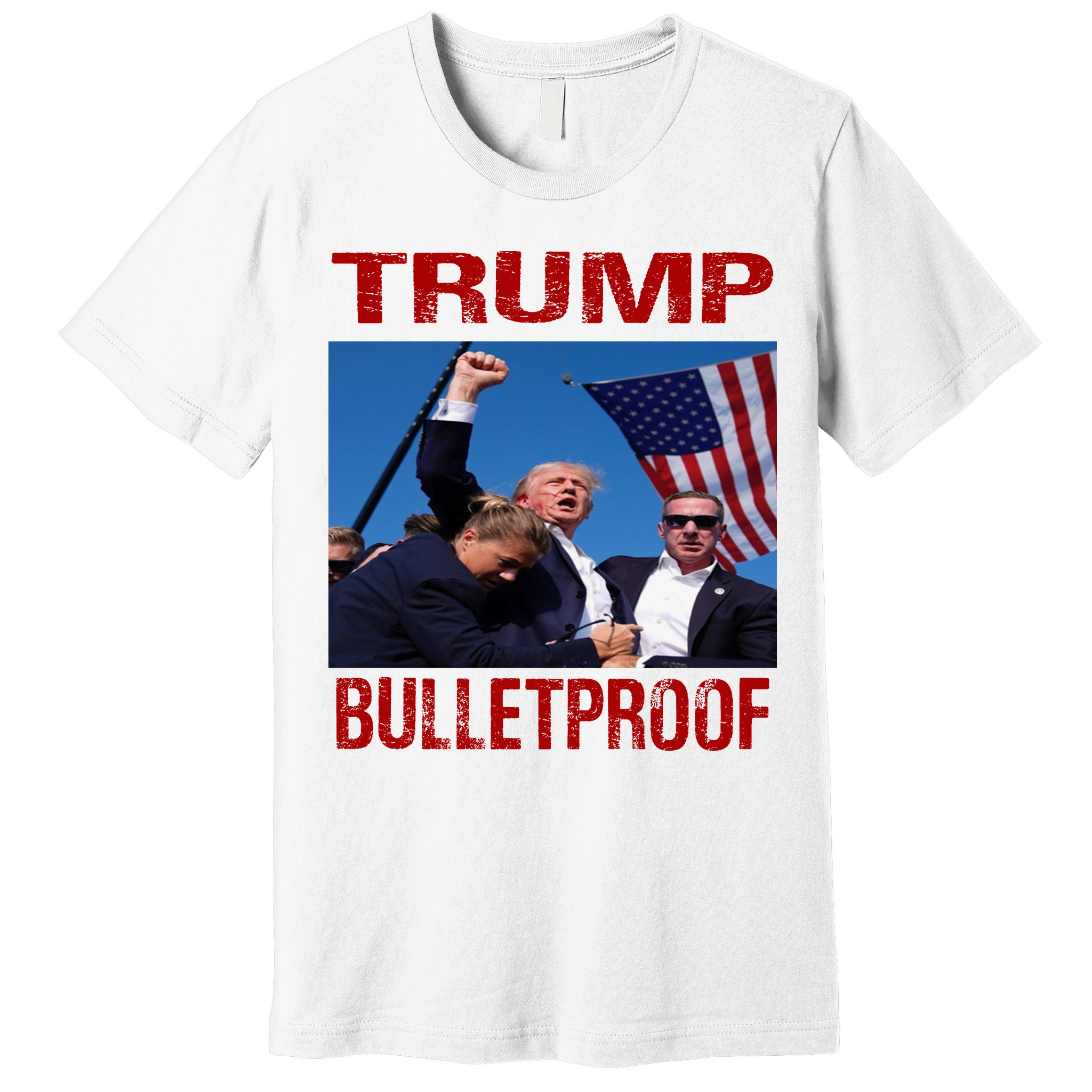 Bulletproof Trump 2024 Take America Back Pennsylvania Rally Premium T-Shirt