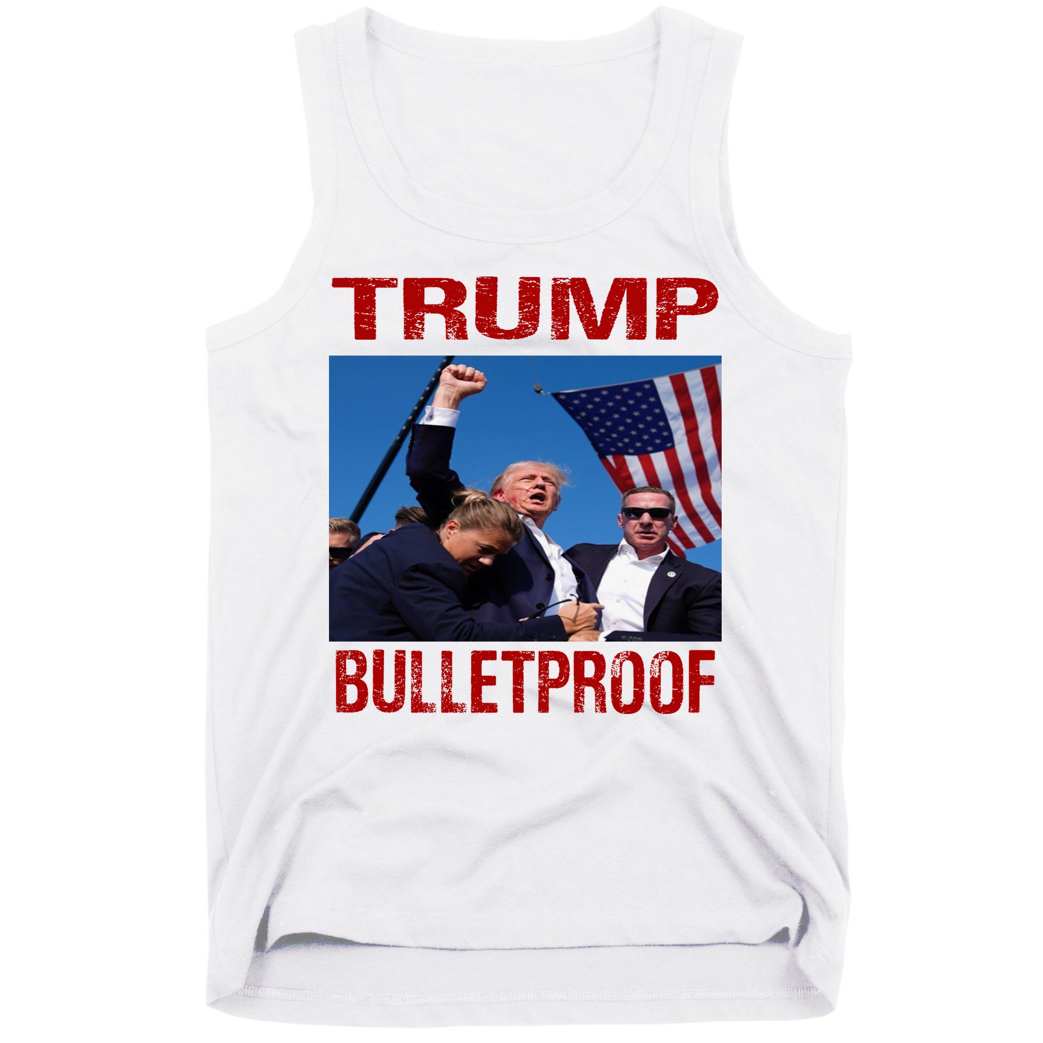 Bulletproof Trump 2024 Take America Back Pennsylvania Rally Tank Top