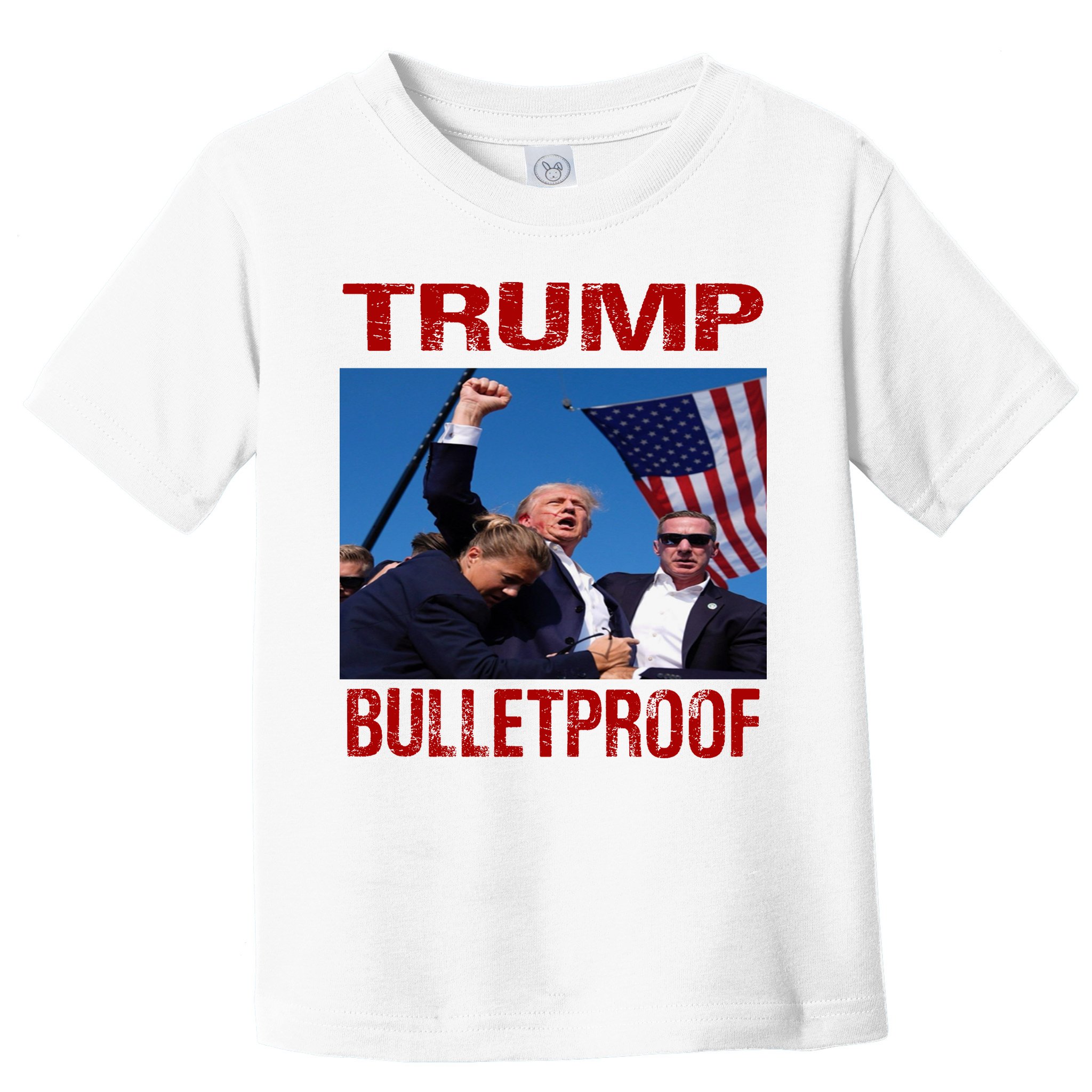 Bulletproof Trump 2024 Take America Back Pennsylvania Rally Toddler T-Shirt