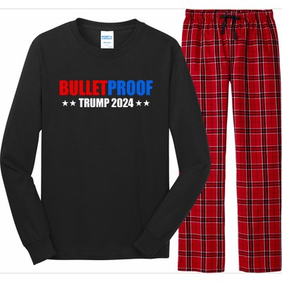 Bulletproof Trump 47 Patriotic Long Sleeve Pajama Set