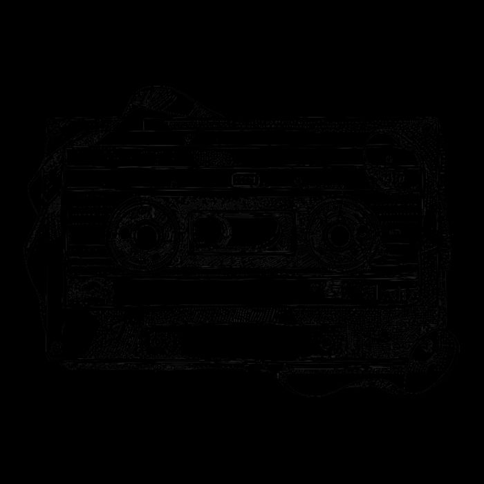 Back To 80S 90S Mix Tape Music Sketch Drawing Music Tape 16 in Basic Backpack