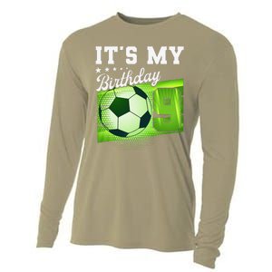 Birthday Tees 9 Soccer Its My 9th Birthday Soccer Cooling Performance Long Sleeve Crew