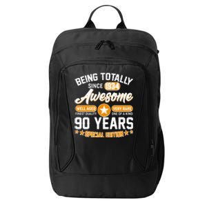 Being Totally Awesome Special Edition Since 1934 90 Years Birthday City Backpack