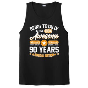 Being Totally Awesome Special Edition Since 1934 90 Years Birthday PosiCharge Competitor Tank