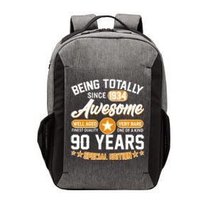 Being Totally Awesome Special Edition Since 1934 90 Years Birthday Vector Backpack