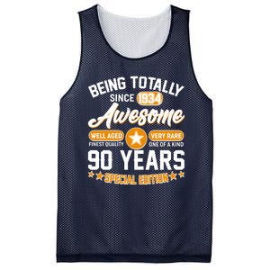 Being Totally Awesome Special Edition Since 1934 90 Years Birthday Mesh Reversible Basketball Jersey Tank