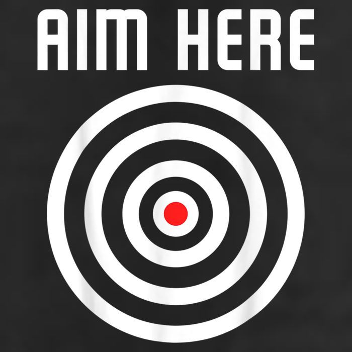 Bullseye Target Aim Here Darts Players Shooting Adult Drive Performance Visor