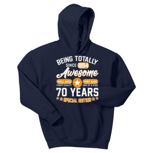 Being Totally Awesome Special Edition Since 1954 70 Years Birthday Kids Hoodie