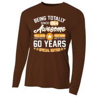 Being Totally Awesome Special Edition Since 1964 60 Years Birthday Cooling Performance Long Sleeve Crew