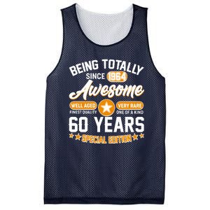 Being Totally Awesome Special Edition Since 1964 60 Years Birthday Mesh Reversible Basketball Jersey Tank