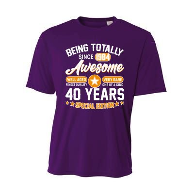 Being Totally Awesome Special Edition Since 1984 40 Years Birthday Performance Sprint T-Shirt