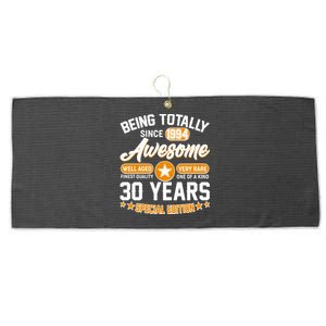 Being Totally Awesome Special Edition Since 1994 30 Years Birthday Large Microfiber Waffle Golf Towel