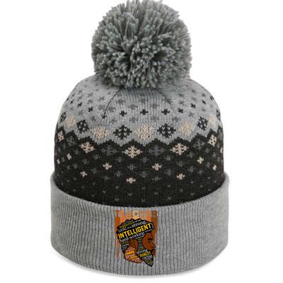 Black Teacher Afro With Beards Love Melanin The Baniff Cuffed Pom Beanie