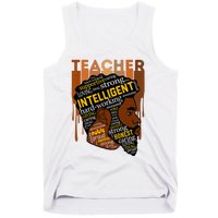 Black Teacher Afro With Beards Love Melanin Tank Top