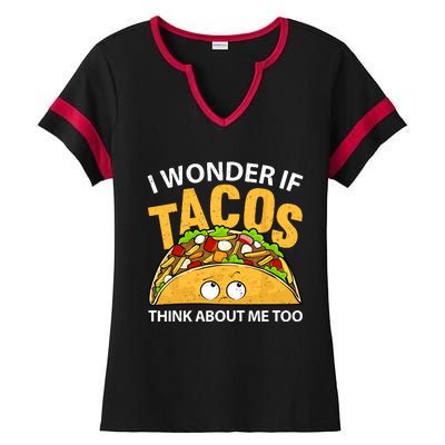 Best Taco Art For Cinco De Mayo Mexican Taco Lover Ladies Halftime Notch Neck Tee