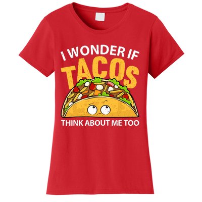 Best Taco Art For Cinco De Mayo Mexican Taco Lover Women's T-Shirt