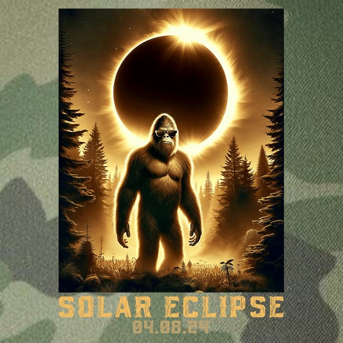 Bigfoot Totality April 8 2024 Total Solar Eclipse Legacy Tie Dye Trucker Hat