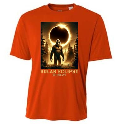 Bigfoot Totality April 8 2024 Total Solar Eclipse Cooling Performance Crew T-Shirt