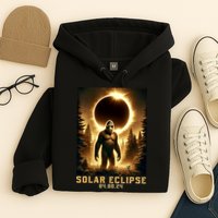 Bigfoot Totality April 8 2024 Total Solar Eclipse Hoodie
