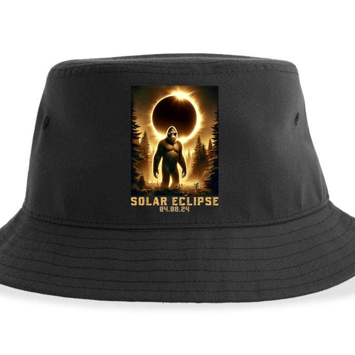 Bigfoot Totality April 8 2024 Total Solar Eclipse Sustainable Bucket Hat