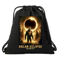 Bigfoot Totality April 8 2024 Total Solar Eclipse Drawstring Bag