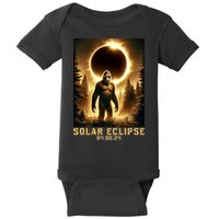 Bigfoot Totality April 8 2024 Total Solar Eclipse Baby Bodysuit