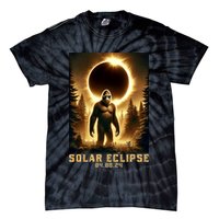 Bigfoot Totality April 8 2024 Total Solar Eclipse Tie-Dye T-Shirt