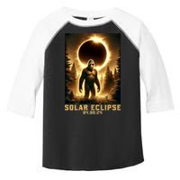 Bigfoot Totality April 8 2024 Total Solar Eclipse Toddler Fine Jersey T-Shirt