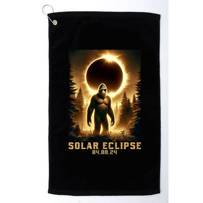 Bigfoot Totality April 8 2024 Total Solar Eclipse Platinum Collection Golf Towel