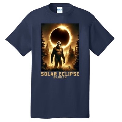 Bigfoot Totality April 8 2024 Total Solar Eclipse Tall T-Shirt