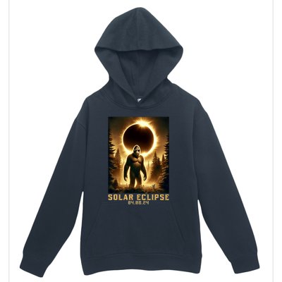 Bigfoot Totality April 8 2024 Total Solar Eclipse Urban Pullover Hoodie