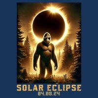 Bigfoot Totality April 8 2024 Total Solar Eclipse Infant Baby Jersey Bodysuit