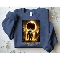 Bigfoot Totality April 8 2024 Total Solar Eclipse Sweatshirt
