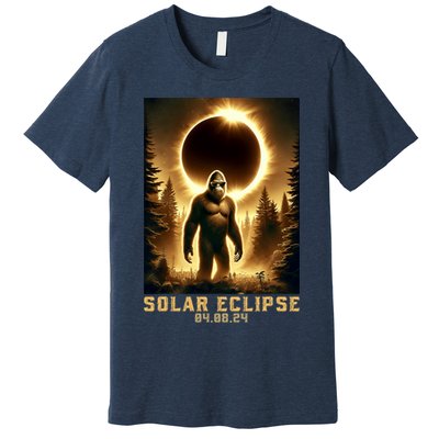 Bigfoot Totality April 8 2024 Total Solar Eclipse Premium T-Shirt