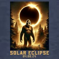 Bigfoot Totality April 8 2024 Total Solar Eclipse Pom Pom 12in Knit Beanie