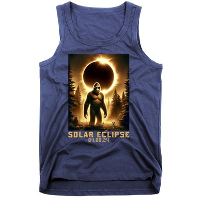 Bigfoot Totality April 8 2024 Total Solar Eclipse Tank Top