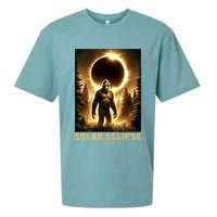 Bigfoot Totality April 8 2024 Total Solar Eclipse Sueded Cloud Jersey T-Shirt