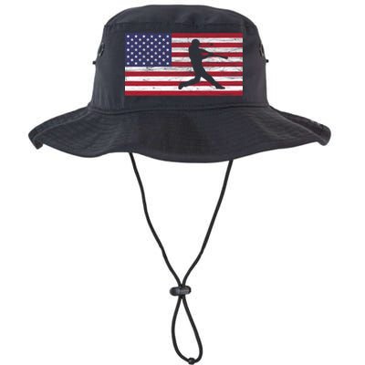 Baseball Team American Flag Usa Gift Bucket Hat