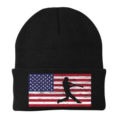 Baseball Team American Flag Usa Gift Beanie
