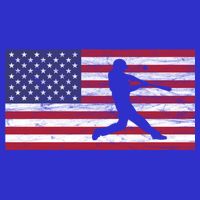 Baseball Team American Flag Usa Gift 16 in Basic Backpack