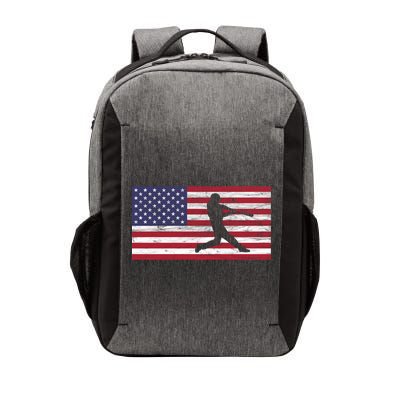 Baseball Team American Flag Usa Gift Vector Backpack